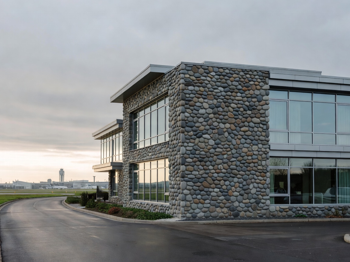 Hotel exterior with transport links and airport context in Richmond